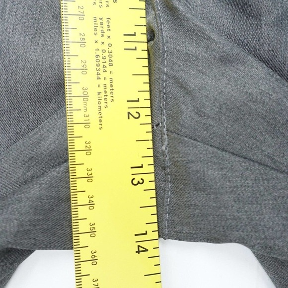 Greg Norman Pants Men's 38 X 30 Gray Slash Pockets Chino High-Rise Straight - Picture 3 of 8